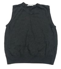 Tmavosivá pletená vesta M&S