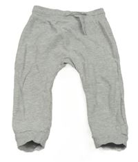 Sivé melírované turecké tepláky H&M