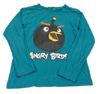 Azurové pyžamové tričko s Angry birds H&M