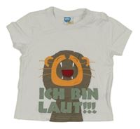 Biele tričko s lvem