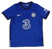 Safírové vzorované fotbalové tričko - Chelsea Nike