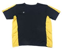 Čierno-okrové športové tričko zn. M&S