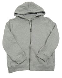 Sivá melírovaná prepínaci mikina s kapucňou Primark