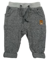 Sivo-čierne vzorované nohavice Mothercare