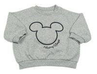Sivá mikina s Mickeym H&M