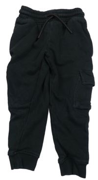 Černé cargo tepláky Next