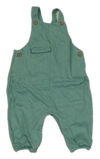 Zelené laclové rifle s falešnou kapsou Next