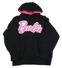 Černá mikina Barbie s kapucí Matalan