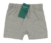 Nové - Sivé bavlnené kraťasy H&M