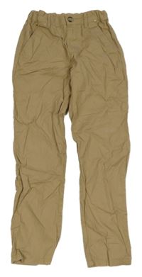 Béžové plátěné chino kalhoty H&M