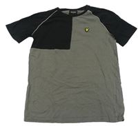 Tmavošedo-černé tričko Lyle&Scott