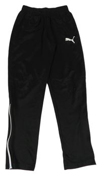 Černé sportovní tepláky s logem PUMA