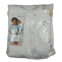 Nové - bílo-světlešedý zateplený spací pytel s hviezdičkami