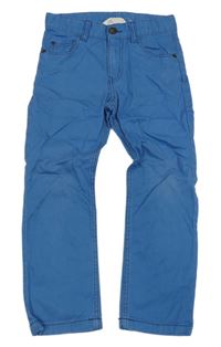 Chrpově modré rifle H&M