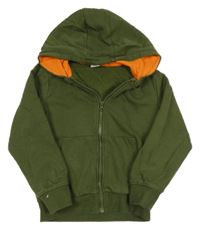 Khaki prepínaci mikina sk kapucňou PEPCO