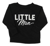 Čierna mikina s nápismi Next