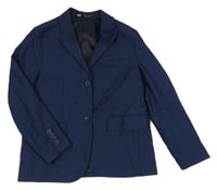 Tmavomodré melírované sako ZARA