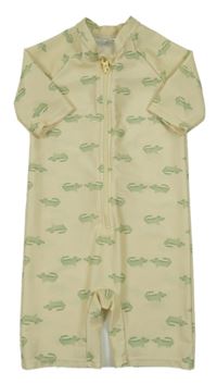 Světležlutý UV overal s krokodýlky H&M