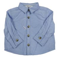 Světlemodrá melírovaná košile PRIMARK