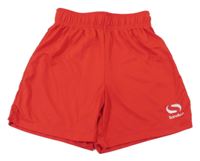Červené športové kraťasy s logom Sondico