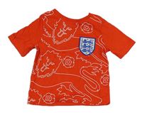 Červené fotbalové tričko - England Tu