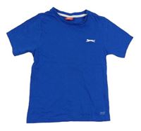 Modré tričko s logom Slazenger