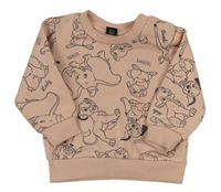 Růžová mikina s Disney postavami Primark