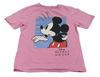 Ružové tričko s Mickeym zn. Primark