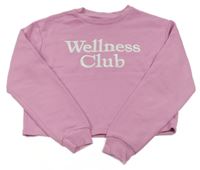 Ružová crop mikina s nápisom zn. Primark