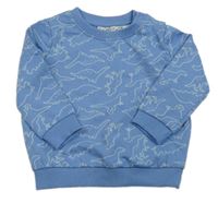 Modrá mikina s dinosaurami Lupilu