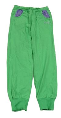 Zelené tepláky s logem Puma