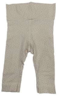 Pudrové puntíkaté lehké tepláky H&M