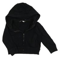 Čierna prepínaci mikina s kapucňou Pep&Co