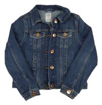 Tmavomodrá rifľová bunda Denim Co.