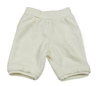 Bílé sametové tepláky