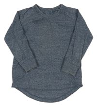 Tmavomodré melírované triko Next