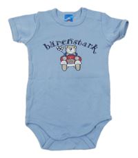 Svetlomodré body s medvěďom Topolino