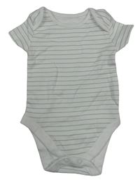 Bílo-zelené pruhované body George