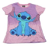 Růžovo-lila tričko se Stitchem Primark