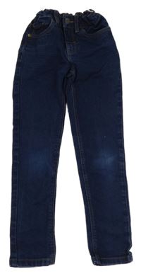 Tmavomodré skinny rifle C&A