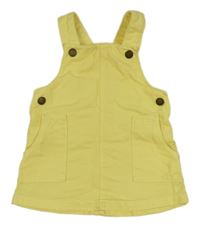 Žlté na traké rifľové šaty F&F