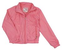 Ružová šušťáková jarná bunda Alive