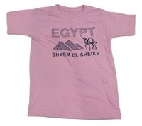 Ružové tričko s Egyptem