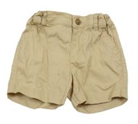 Béžové plátěné kraťasy Primark