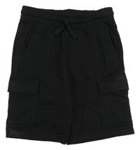 Čierne teplákové kraťasy H&M