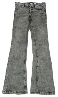 Šedé bootcut rifle H&M