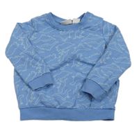 Modrá mikina s diny Lupilu