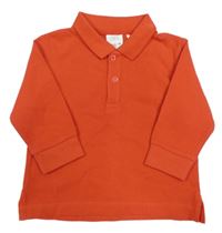 Červené polo triko Zara