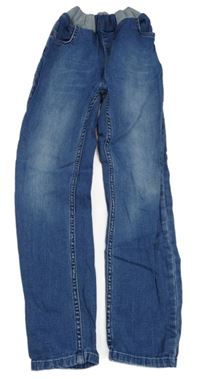 Modré rifle s úpletovým pasom LC Waikiki