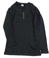 Černé funkční triko Kipsta 